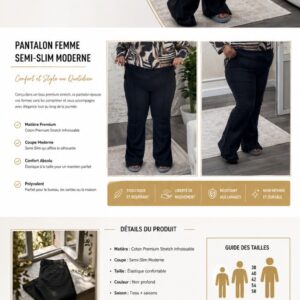 Pontalon patte d’éléphant